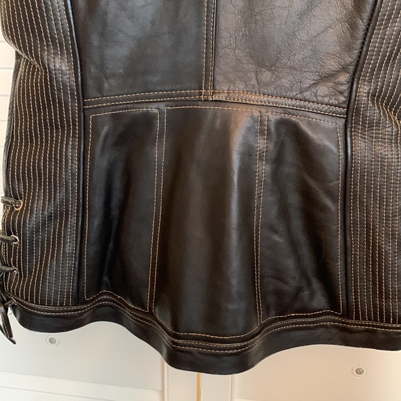 ZINO & JUDY LEATHER VEST - Picture 4 of 7